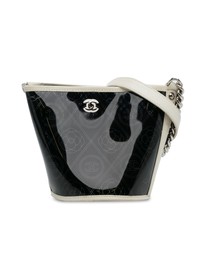 Pre-Loved by Azura Reborn - Pre-Loved Crumpled Calfskin PVC Camellia Bucket