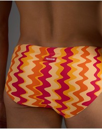 TEAMM8 - TEAMM8 Resort Wide Cut Swim Brief - Red Mirage