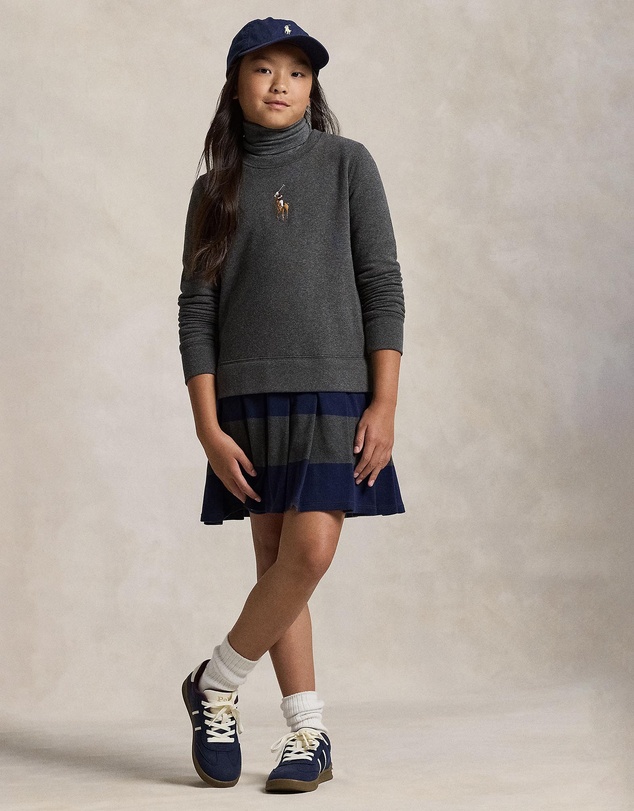 Polo Ralph Lauren - Big Pony Fleece Sweatshirt Dress - ICONIC EXCLUSIVE - Teens