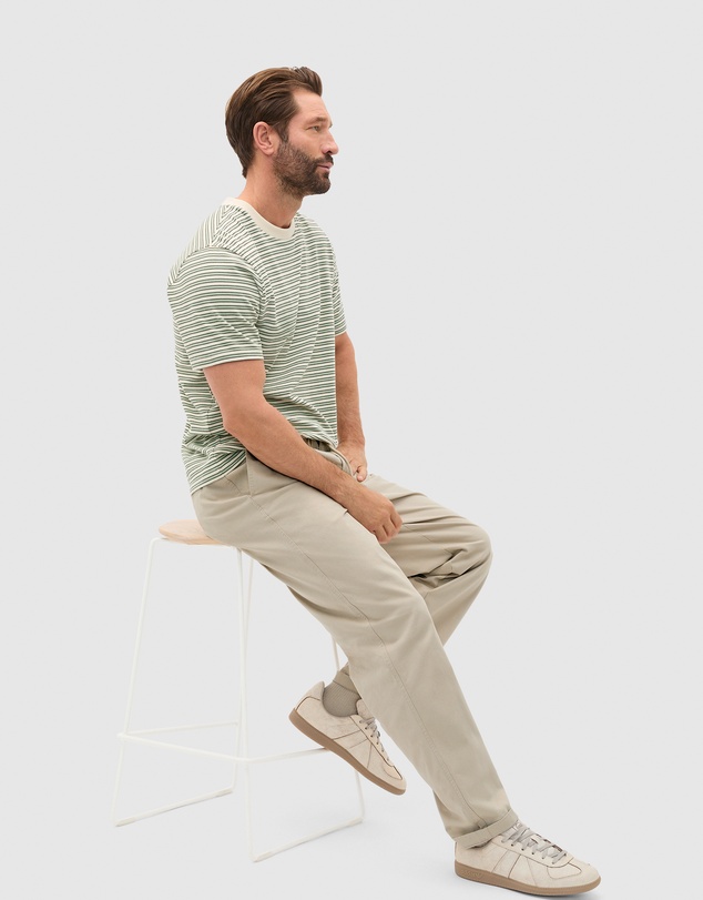 Seed Heritage - Stripe Crew Tee