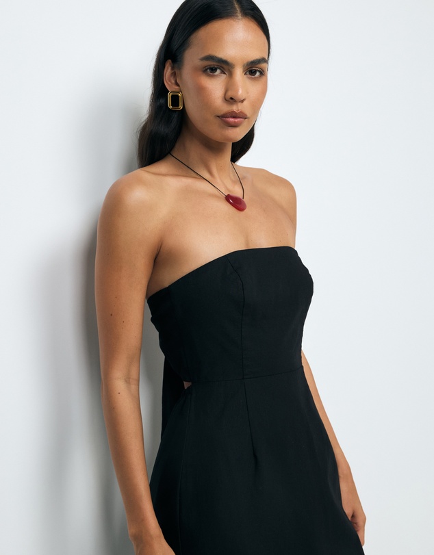 AERE - Adria Broderie Midi Dress