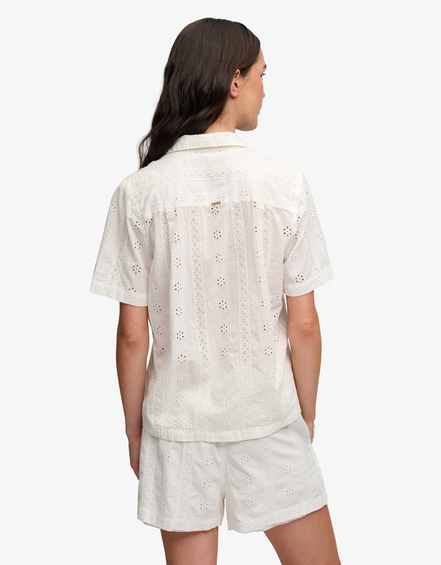 Superdry - Heritage Broderie Short Sleeve Shirt