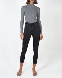 Lydan The Label - Mock Neck Long Sleeve Knit