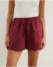 Atmos&Here - Paradise Linen Blend Shorts