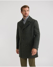 Oxford - Mason Herringbone Wool Coat