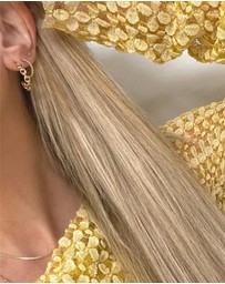 Ichu - Golden Chain Hoops