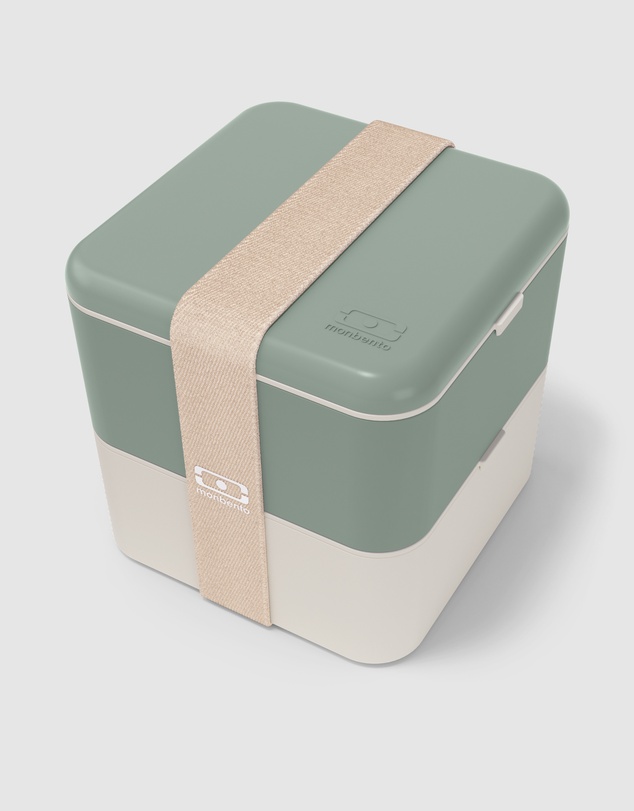 Monbento - Monbento Mb Square Bento Box - Bi-Colour Green