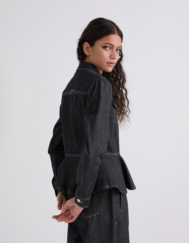 Karl Lagerfeld - Contrast Stitch Denim Jacket