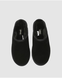 EVERAU - Australian Shepherd Ugg Nano Classic Slipper Cow Suede Upper House Shoes
