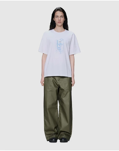 RAINS - Women's Classic T-Shirt Cubes White