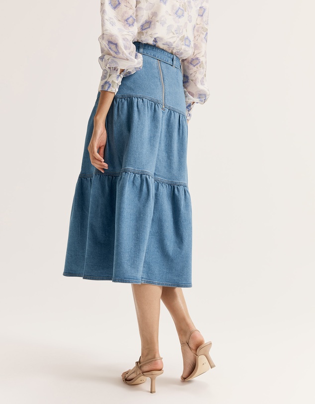 Review - Piper Denim Midi Skirt