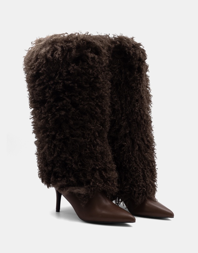 Therapy - Rival Furry Stiletto Boots