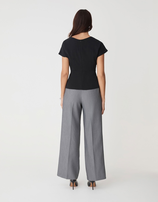 Forcast - Bonnie Gathered Peplum Top