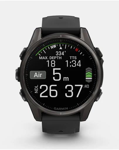 Garmin - fenix 8, 43mm, AMOLED, Sapphire