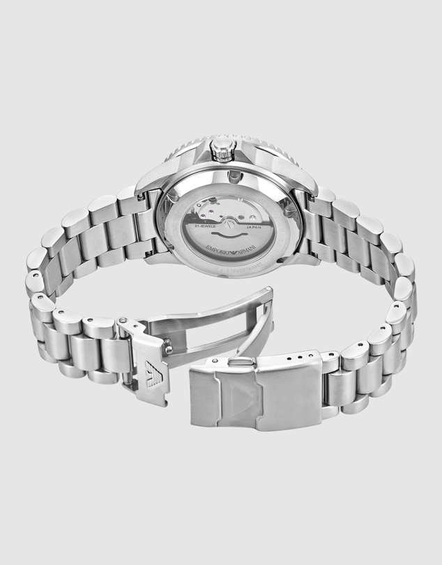 Emporio Armani - Silver Tone Analogue Watch