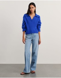 Jag - Lily Collared Knit