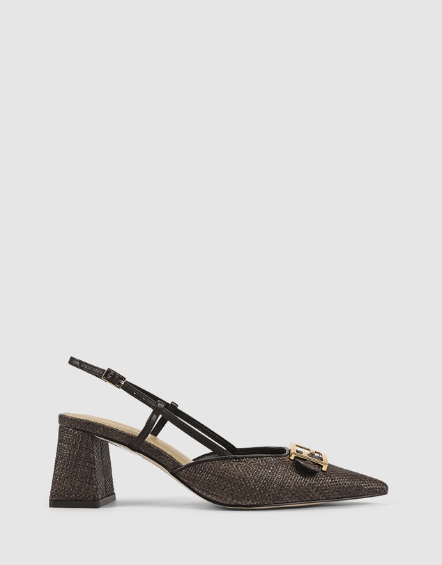 Siren - Yass Sling Back Block Heels