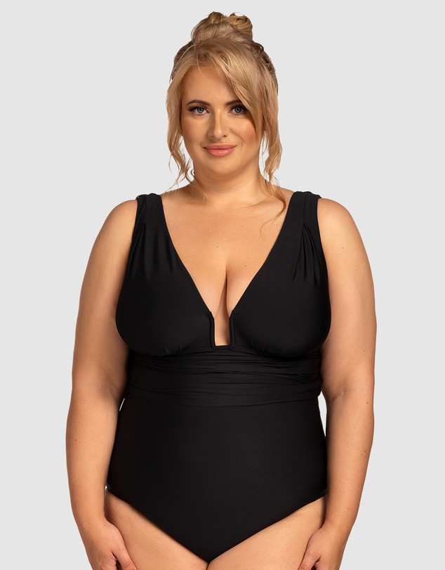 Nessa - Milano Plunge Full Bust One Piece Swimsuit