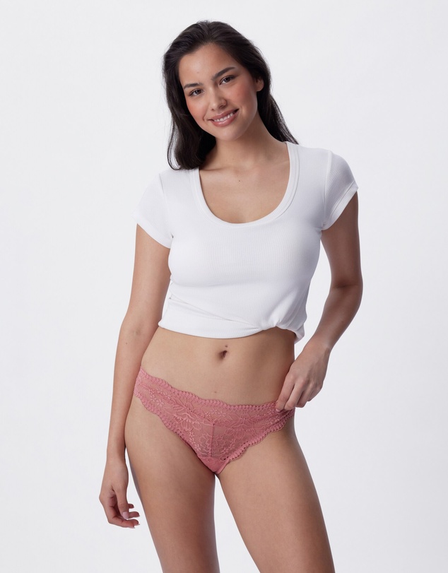 Bras N Things - Sara Brazilian Knicker - Rose