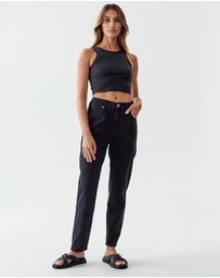 Calli - Hudson Mom Jeans