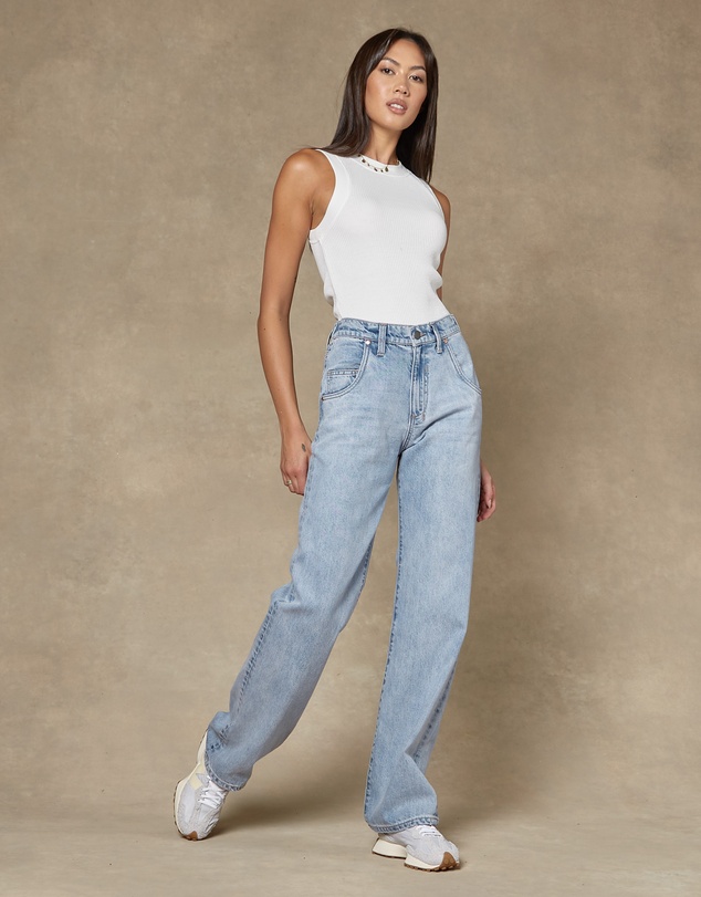 DRICOPER DENIM - Seville Straight Leg Blue Jeans