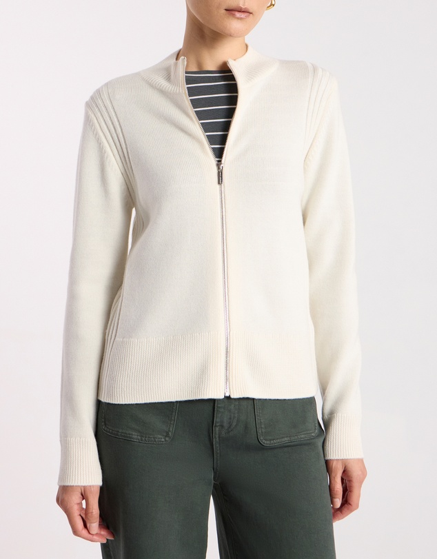 David Lawrence - Zip Thru Merino Cardi