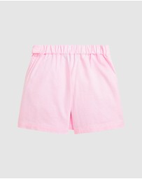Polo Ralph Lauren - Pleated Cotton Oxford Faux-Wrap Skort - ICONIC EXCLUSIVE (2YRS-6.5YRS)