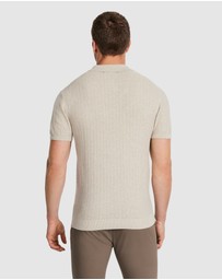 Tarocash - Darius Zip Knit Polo