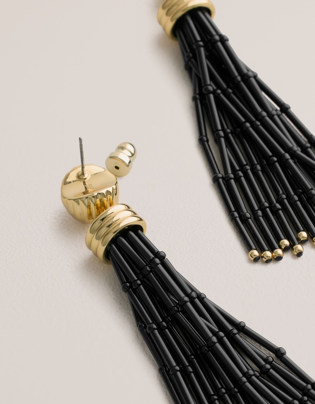 Trenery - Selin Drop Earrings in Black