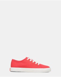 Vionic - Oasis Lace-Up Casual Sneaker - Poppy Canvas
