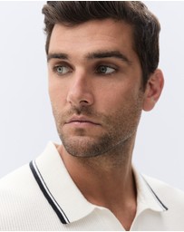 UNISON - Tipped Knit Polo