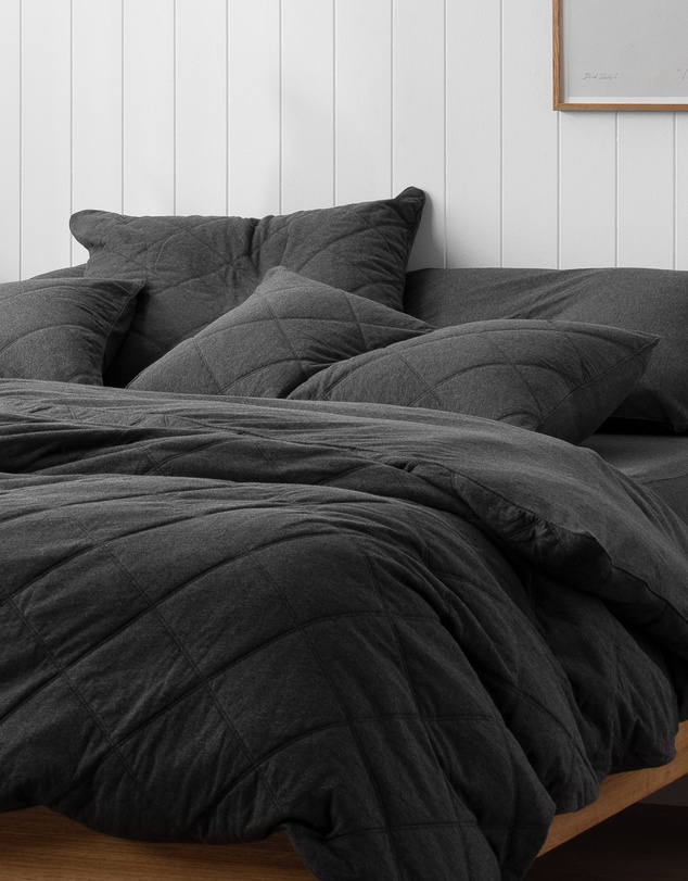 Sheet Society - Miller Jersey Quilted Quilt Cover Set