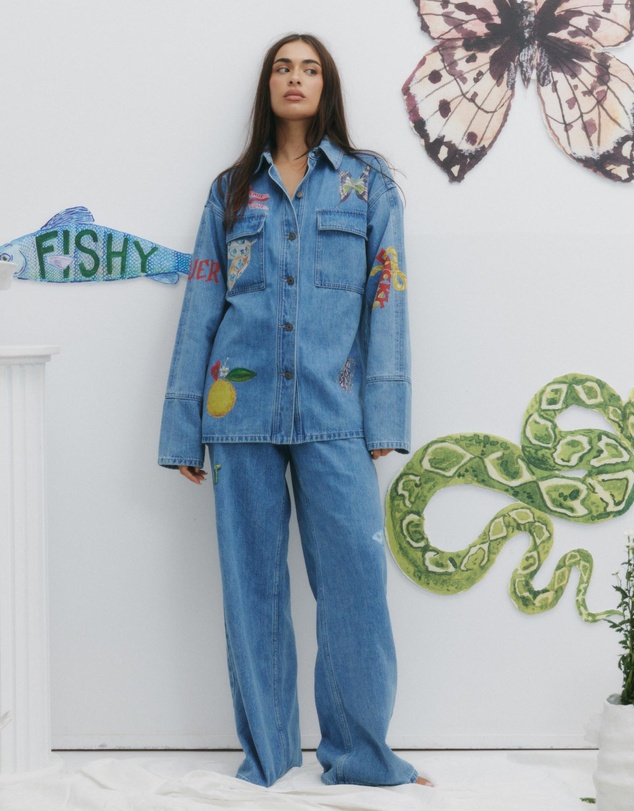 MAKU - Tattoo Denim Jeans
