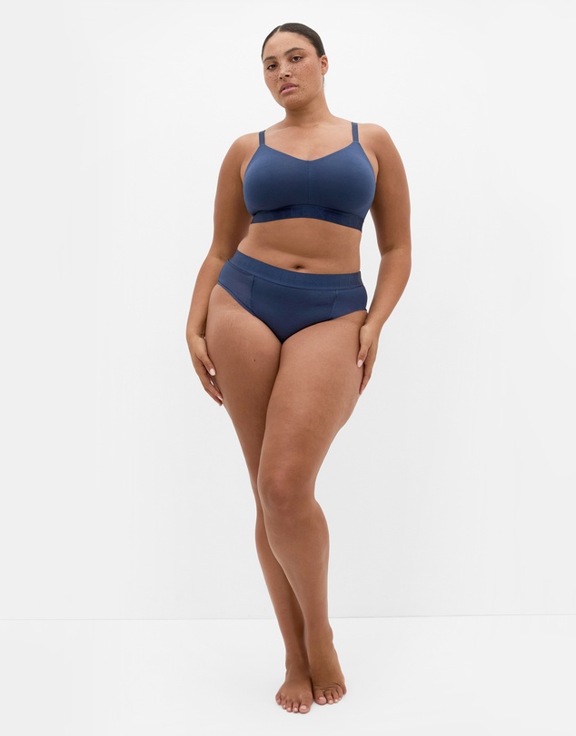 City Chic - Plus size Signature CCX Wireless Bra - navy