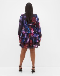 City Chic - Kailey Print Mini Dress