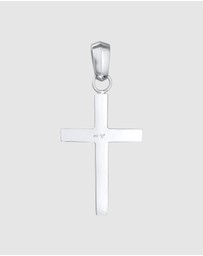 Kuzzoi - ICONIC EXCLUSIVE - Pendants Men Cross Pendant Religion Basic in 925 sterling silver