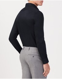 Van Heusen - Solid Colour Stretch Blend Shirt