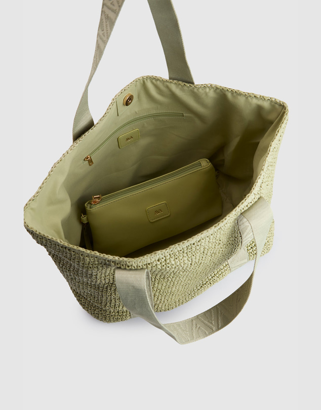 AYA - Fallon Large Straw Tote Bag