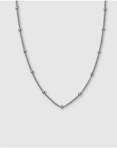 Rosefield - Dotted Necklace Silver Tone