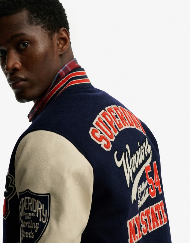 Superdry - College Patched Varsity Jacket