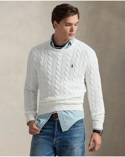 Polo Ralph Lauren - Cable-Knit Cotton Sweater