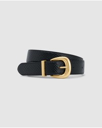 Oroton - Ina 30cm Belt Texture