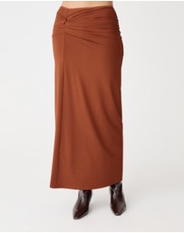 Forcast - Dasha Ruched Bamboo Skirt