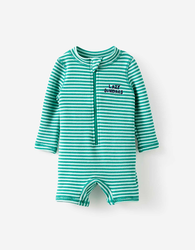 Cotton On Kids - Baby Long Sleeve All In One Swimsuit