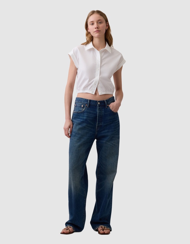 GAP - SS Cropped Shirt