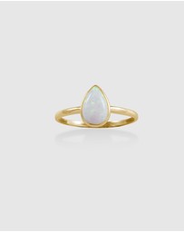 Von Treskow - Pear Czelline Opal Ring
