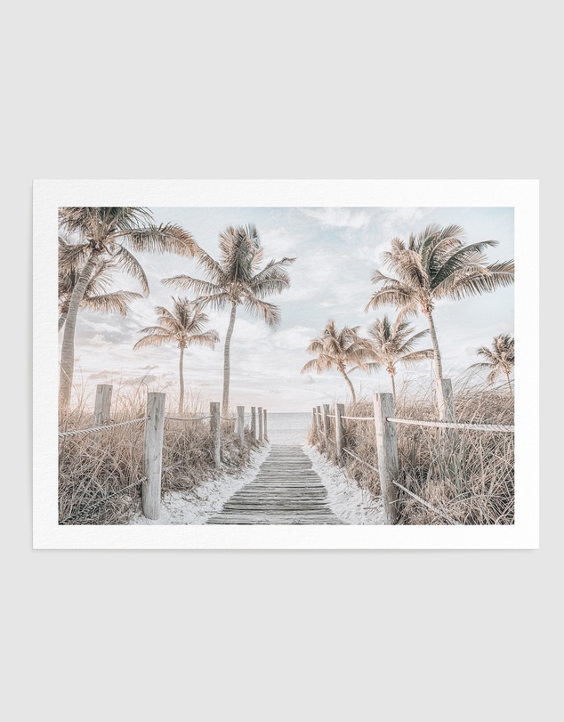 Olive et Oriel - Florida Keys No I Art Print