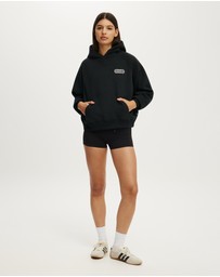 Cotton On Body Active - Plush Premium Graphic Raglan Hoodie