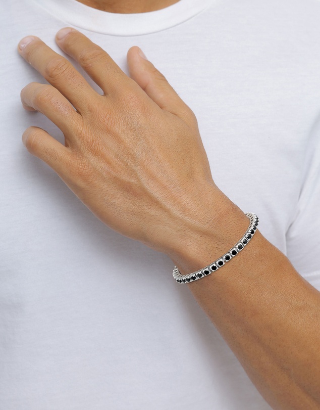 Kuzzoi - ICONIC EXCLUSIVE - Zirconia Tennis Bracelet in 925 Sterling Silver