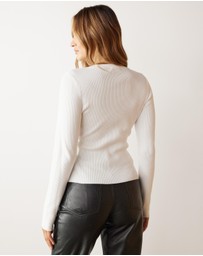 Atmos&Here - Naomi Crew Neck Knit Top
